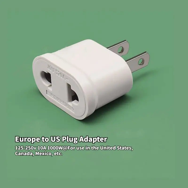Travel Plug Adapter European Converter Flame Retardant US Standard Travel Conversion Plug for Applicable to Dry Places