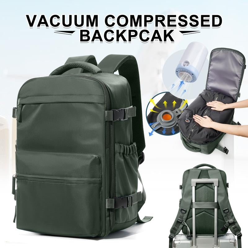Kibachev Vacuum Travel Backpack,Carry on Backpack,Personal Item, Stylish Daypacks