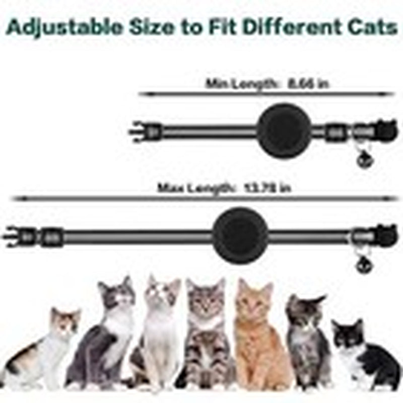 Airtag Cat Collar Breakaway, Reflective for Apple Air Tag