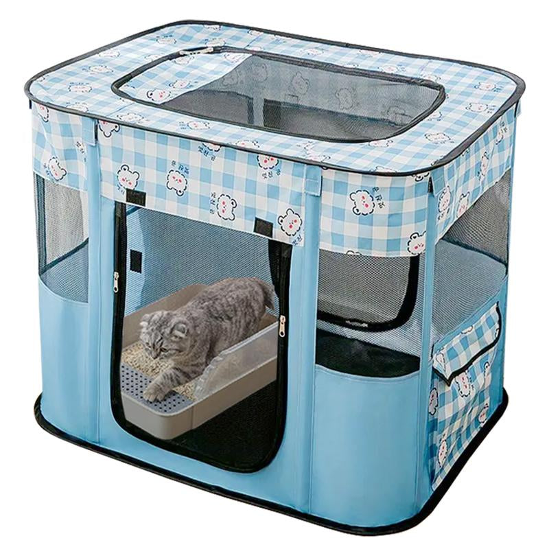Portable Pet Cat Playpen,Cat Cages Indoor Collapsible Dog Crates Tent Kennel Playpen for Dogs Cat and Rabbit Indoor & Outdoor