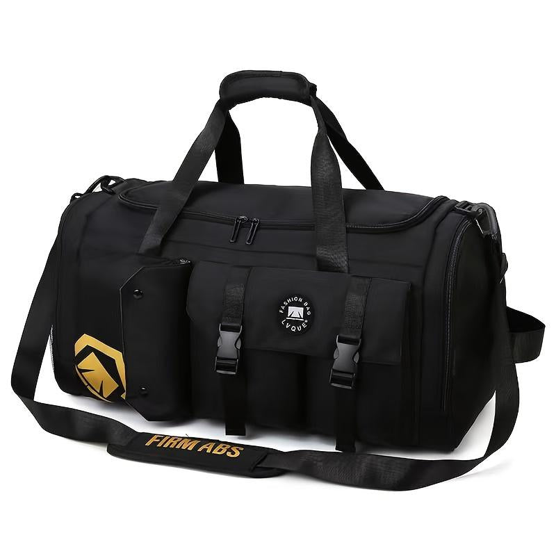 Large Capacity Soccer Travel Backpack Dry Wet Separation Sports Gym Bag, Separate Shoe Storage