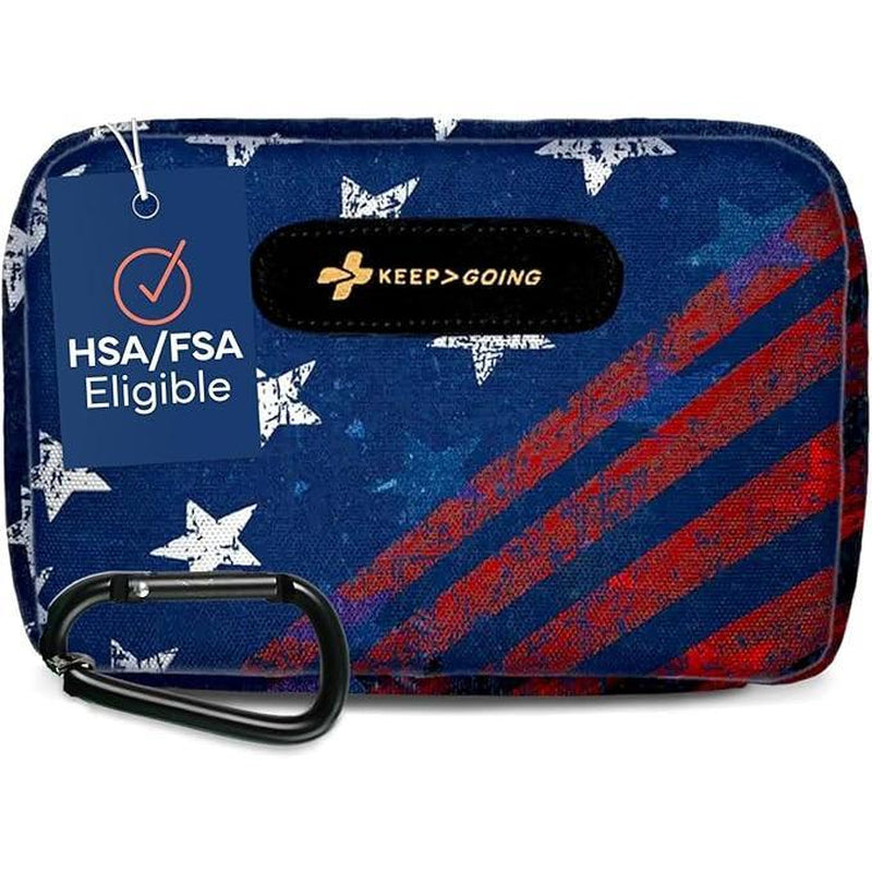 KEEP GOING Travel Gokit, First Aid Kit with Essential Supplies for Travel