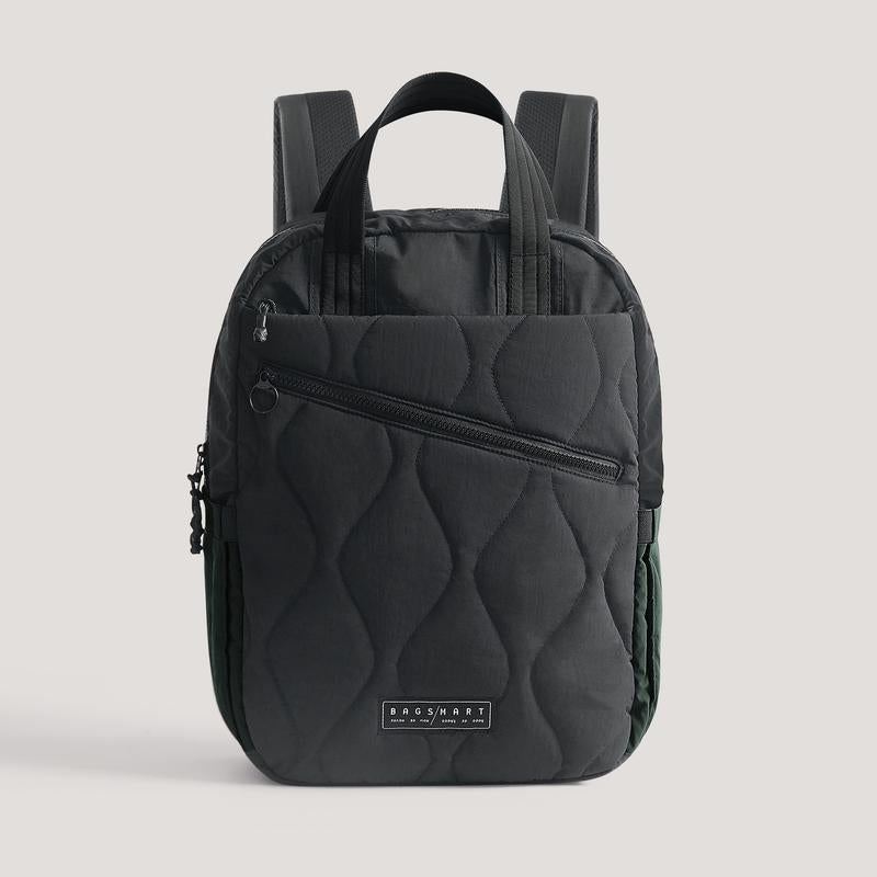 BAGSMART Travel Backpack, TSA Personal Item Backpack with 15.6 Inch Laptop Compartment, Weekender Suitcase for Travel