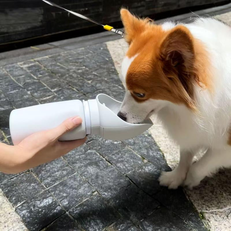 Portable Dog Water Bottle, Travel Dog Water Dispenser, Pet Outdoor Drinking Cup, Puppy Water Feeder for On The Go Hydration