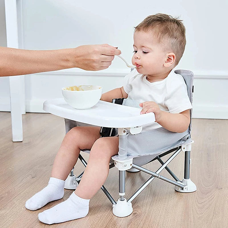 Baby Foldable Portable Dining Chair with Comfortable Feeding Seat