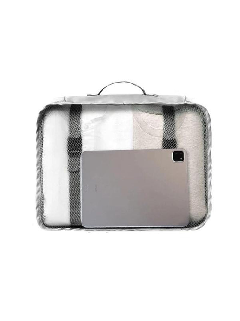 Portable Travel Storage Bag Set, Travel Organizer, Zipper Storage Bag, Suitcase Packing Slogan Graphic Travel Storage Bag, Perfect for Luggage and Suitcase Packing