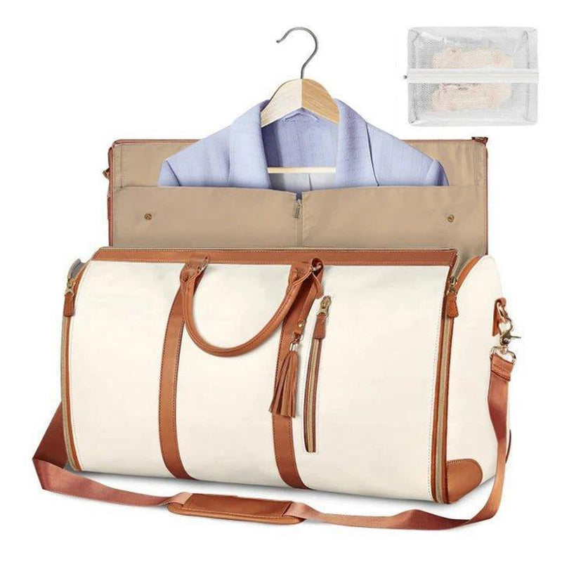 Lefame Foldable Travel Bag Convenient Carry On Duffel Bag for Travel with Shoe Compartment Personal Items Travel Bag Unisex Pink