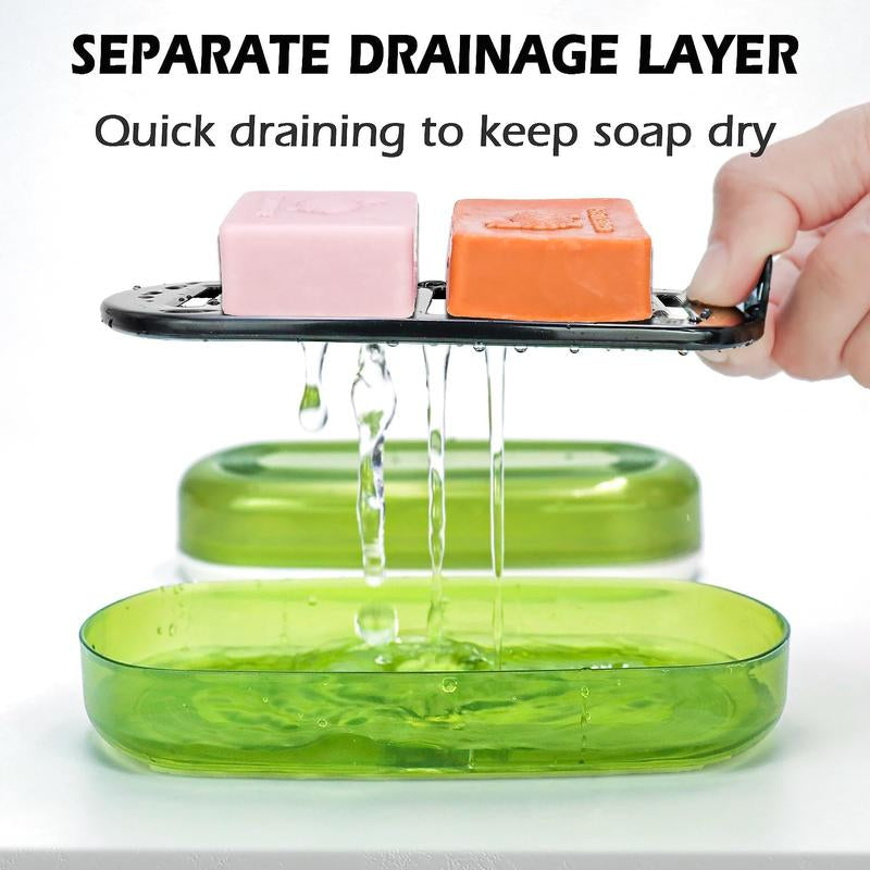 Shampoo Bar Holder, Travel Soap Case, Soap Box for Duke Cannon for Traveling, Camping, Gym, Bathroom