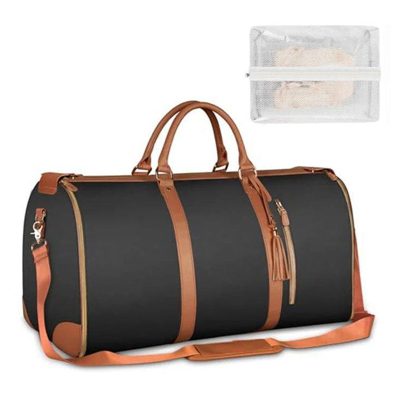 Lefame Foldable Travel Bag Convenient Carry On Duffel Bag for Travel with Shoe Compartment Personal Items Travel Bag Unisex Pink