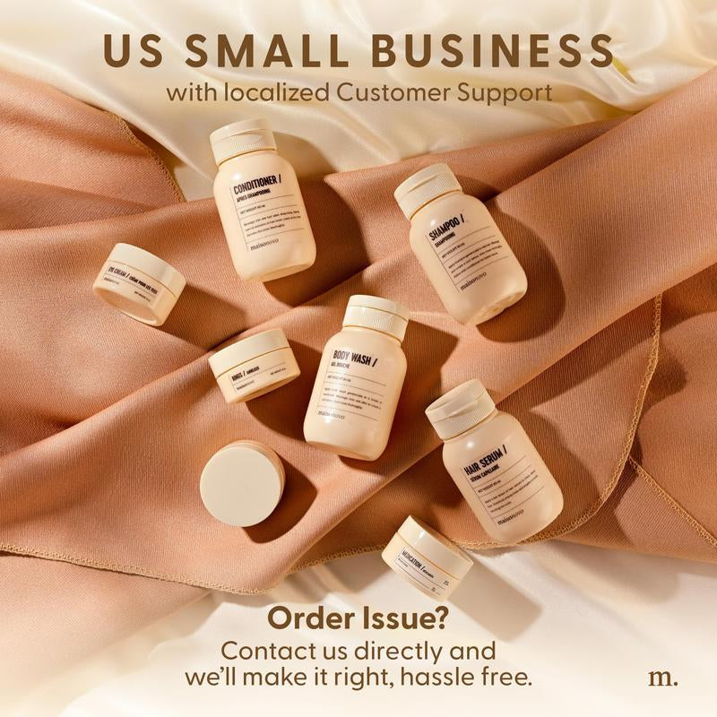 MAISONOVO Travel Bottles for Leak Proof Toiletries, TSA Approved
