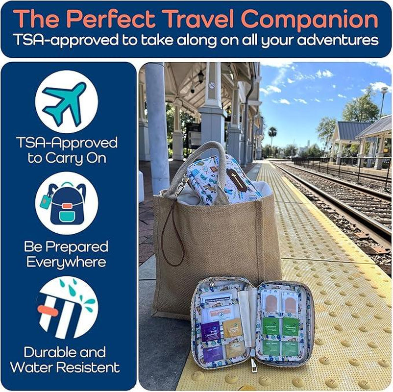 KEEP GOING Travel Gokit, First Aid Kit with Essential Supplies for Travel