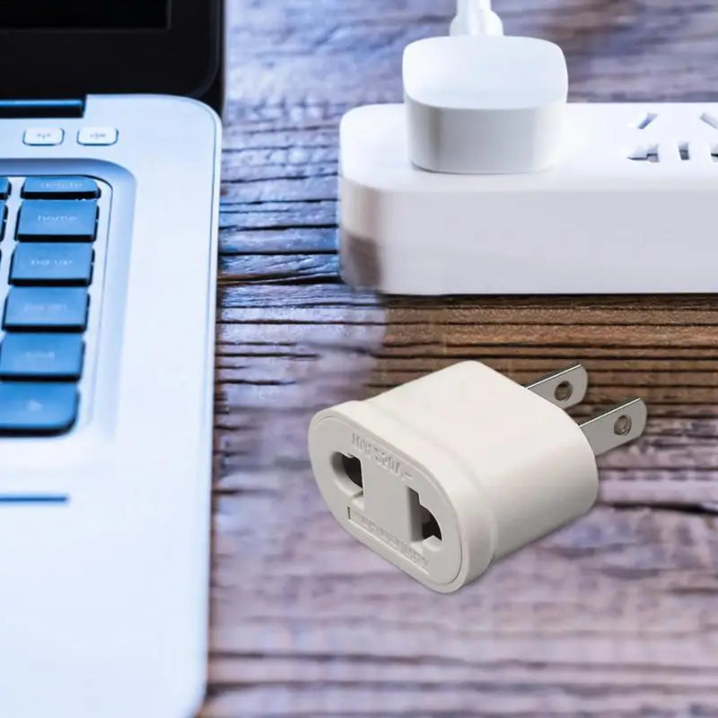 Travel Plug Adapter European Converter Flame Retardant US Standard Travel Conversion Plug for Applicable to Dry Places