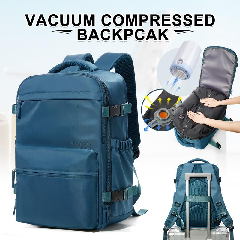 Kibachev Vacuum Travel Backpack,Carry on Backpack,Personal Item, Stylish Daypacks