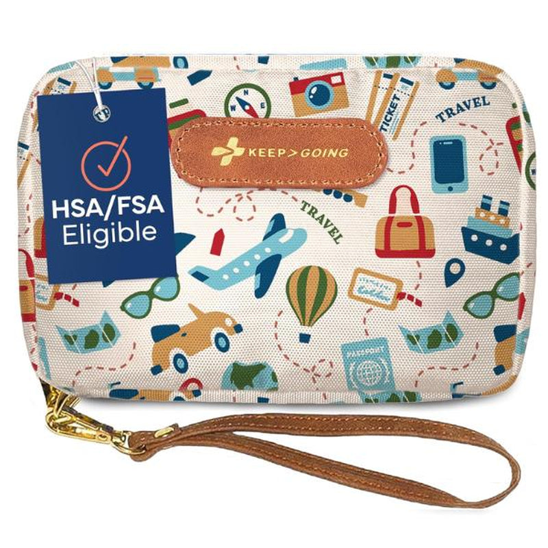 KEEP GOING Travel Gokit, First Aid Kit with Essential Supplies for Travel
