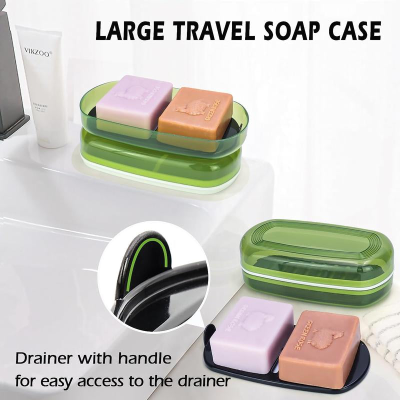 Shampoo Bar Holder, Travel Soap Case, Soap Box for Duke Cannon for Traveling, Camping, Gym, Bathroom