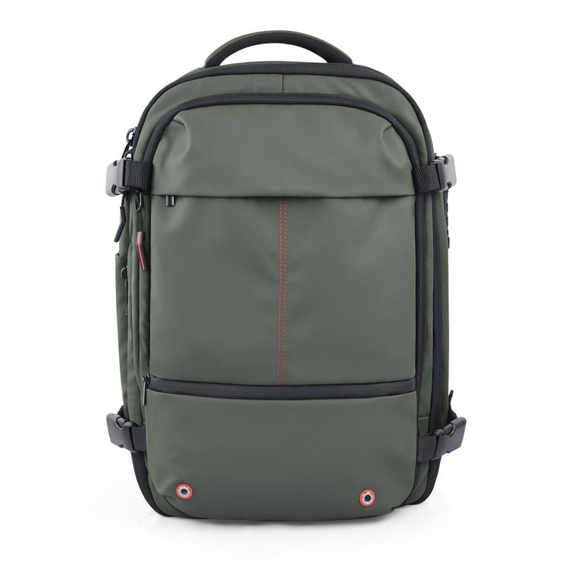 Travel Inspira, Carry-On Travel Backpack, 55L Expandable Vackpack with Vacuum Compression