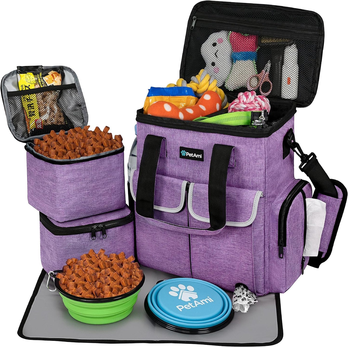 Dog Travel Bag Pet Supplies Accessories Organizer for Traveling