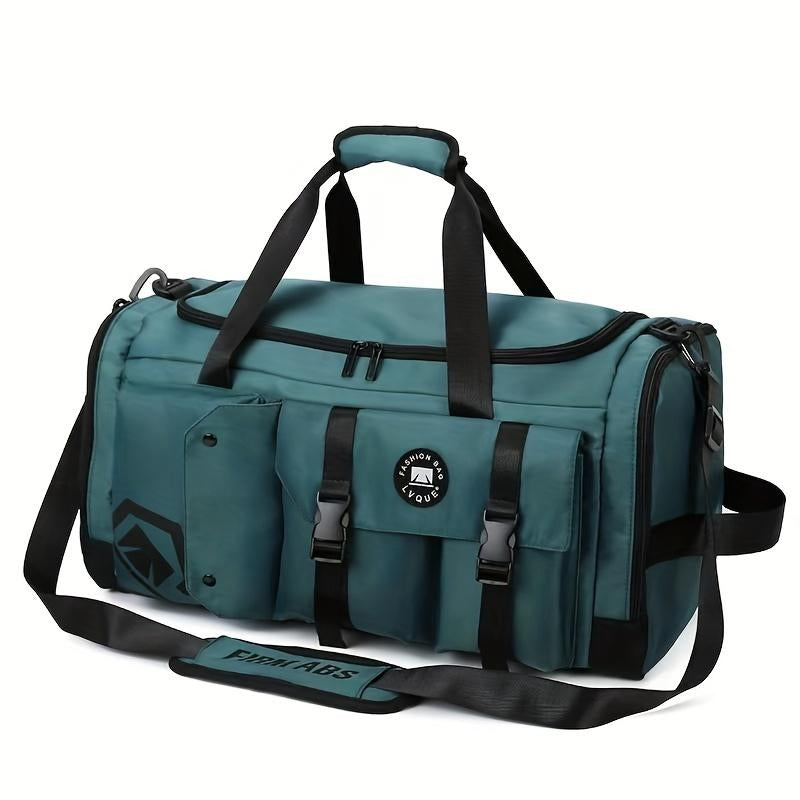 Large Capacity Soccer Travel Backpack Dry Wet Separation Sports Gym Bag, Separate Shoe Storage