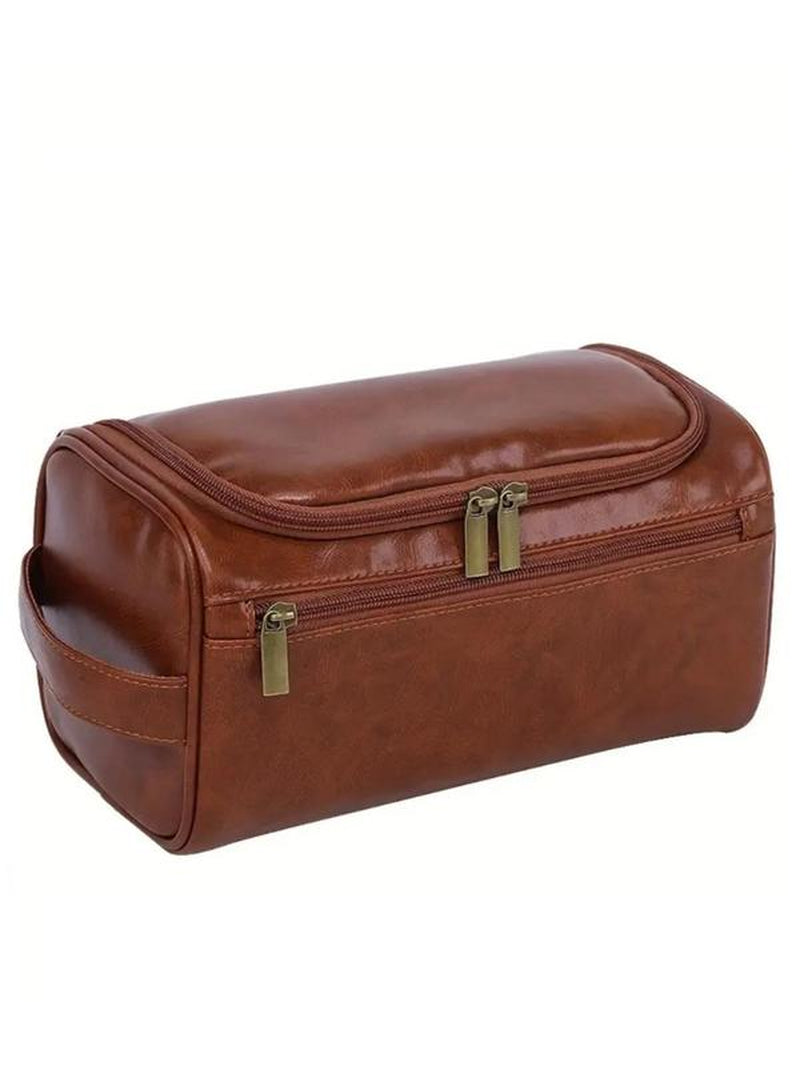 Men's Secure Fastening Toiletries Travel Toiletry Bag, Grooming and Personal Care