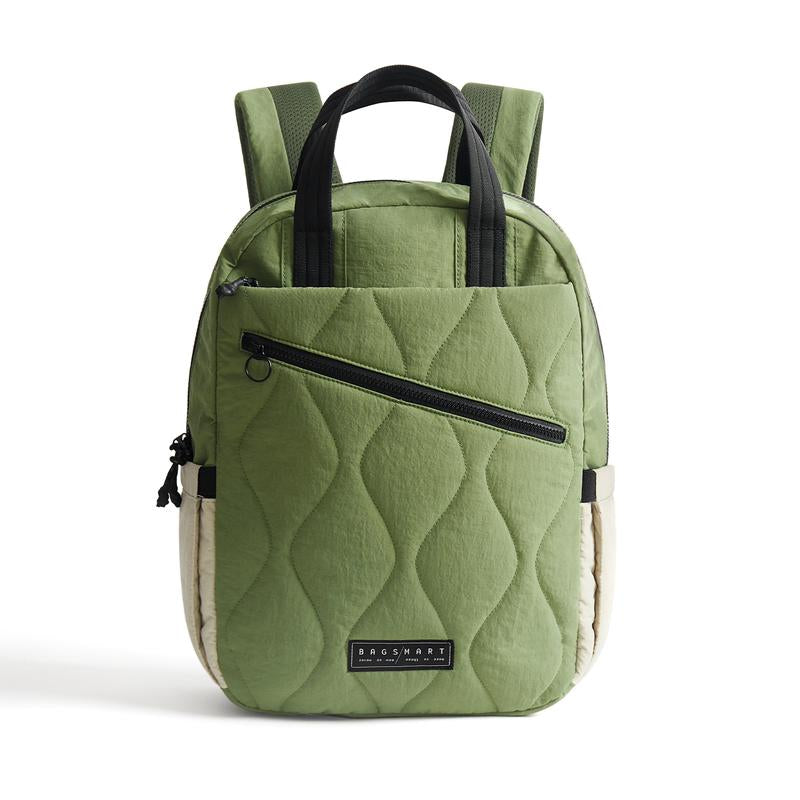 BAGSMART Travel Backpack, TSA Personal Item Backpack with 15.6 Inch Laptop Compartment, Weekender Suitcase for Travel