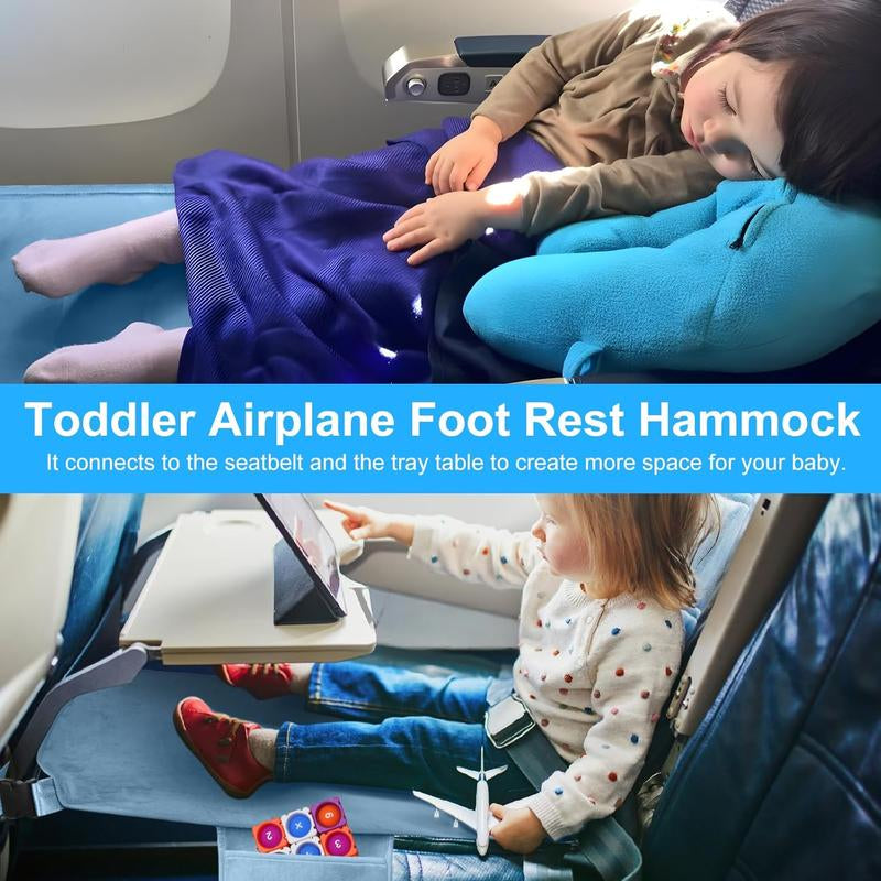 Portable Airplane Bed, Baby Airplane Travel Bed, Multifunctional Seat Extension,Crib for Infant