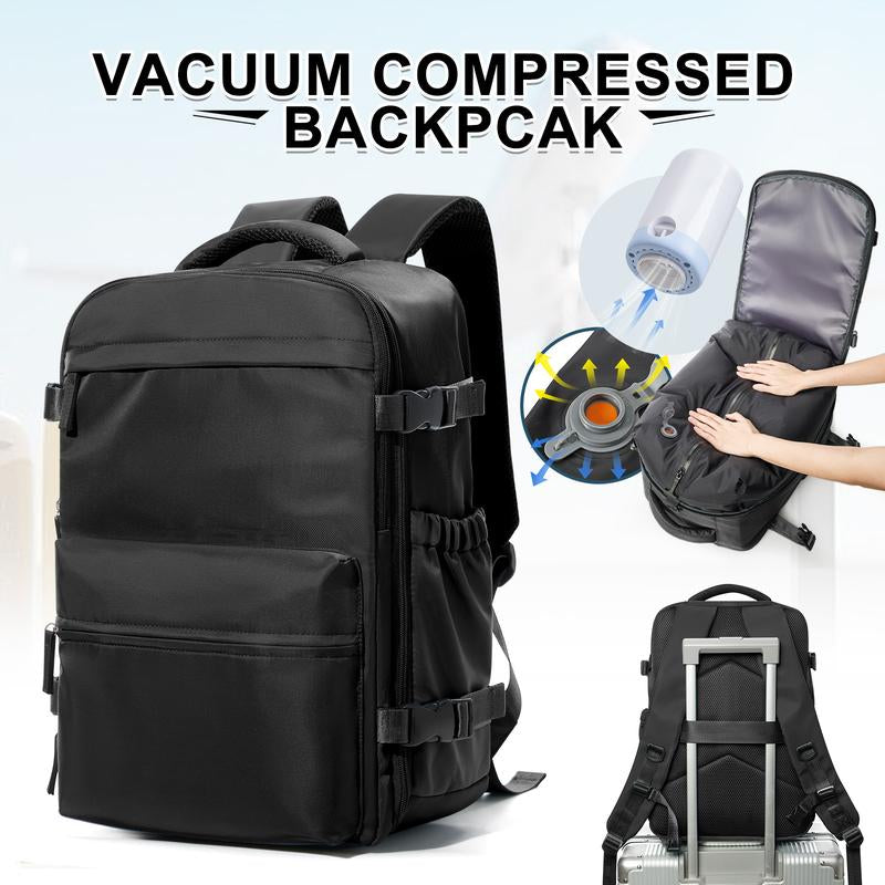 Kibachev Vacuum Travel Backpack,Carry on Backpack,Personal Item, Stylish Daypacks