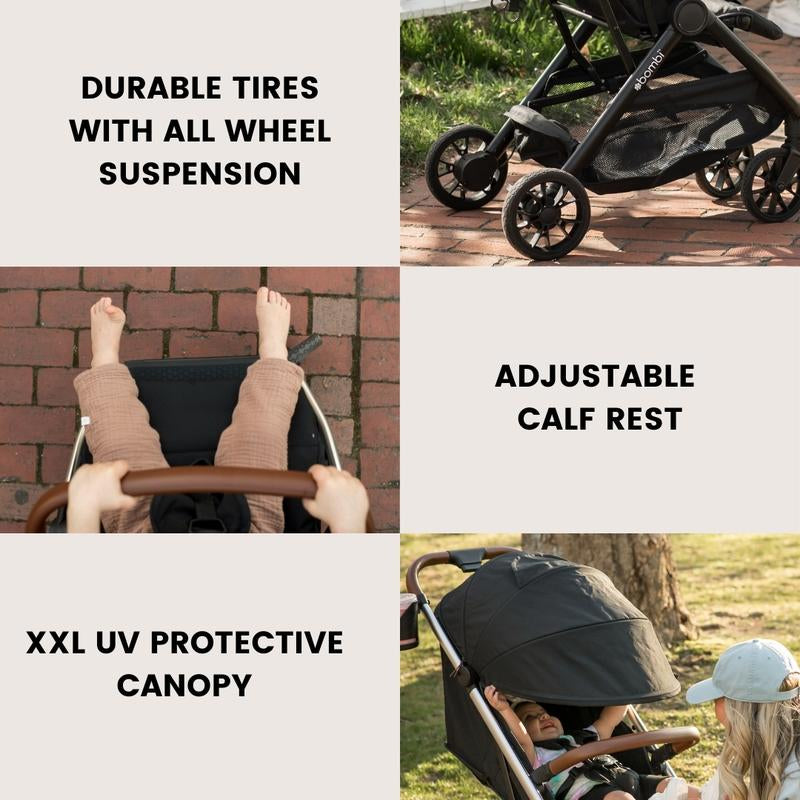 Bēbee V2 Lightweight Stroller Infant Travel, Durable Design for Travel and Comfort