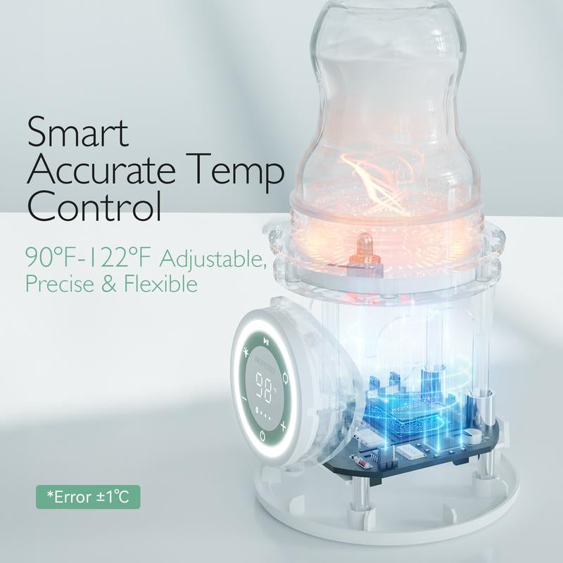 Momcozy Portable Bottle Warmer for Travel, Double Leak-Proof Travel Bottle Warmer MW03, 1 Count