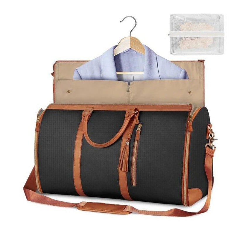 Lefame Foldable Travel Bag Convenient Carry On Duffel Bag for Travel with Shoe Compartment Personal Items Travel Bag Unisex Pink