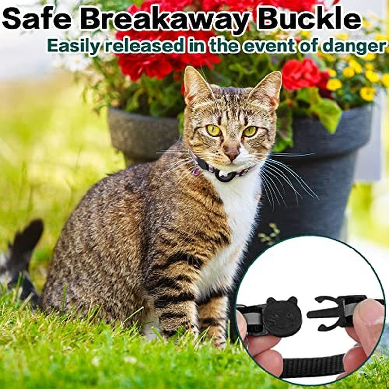 Airtag Cat Collar Breakaway, Reflective for Apple Air Tag