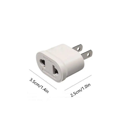 Travel Plug Adapter European Converter Flame Retardant US Standard Travel Conversion Plug for Applicable to Dry Places