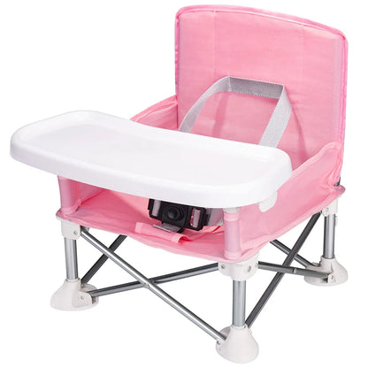 Baby Foldable Portable Dining Chair with Comfortable Feeding Seat 