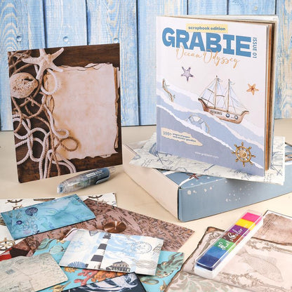 Grabie 200   Pages Ocean Odyssey Collage Activity Book