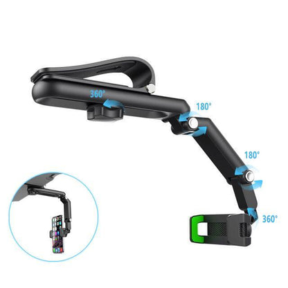 New 1080 Multi  Function Sun Visor Universal 360 Degree Rotating Phone Holder Suitable for Any Scene Car Holder , Rotatable and Retractable
