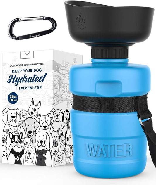 Upgraded Pet Water Bottle for Dogs,Foldable,Leak Proof Dog Travel Water Bottle, Convenient for Outdoor Walking,Hiking,Travel,Bpa Free Pet Travel