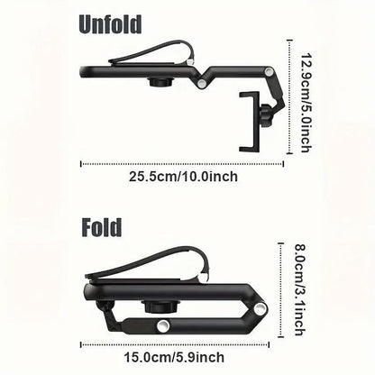 New 1080 Multi  Function Sun Visor Universal 360 Degree Rotating Phone Holder Suitable for Any Scene Car Holder , Rotatable and Retractable