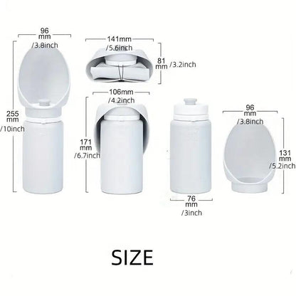Portable Dog Water Bottle, Travel Dog Water Dispenser, Pet Outdoor Drinking Cup, Puppy Water Feeder for On The Go Hydration