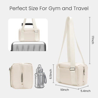 Mini Gym Bag for Women Girls Small Gym Tote Bag with Travel Duffle Bag Cute Workout Sport Bags Travel Duffle Lightweight Travel 5.7L 