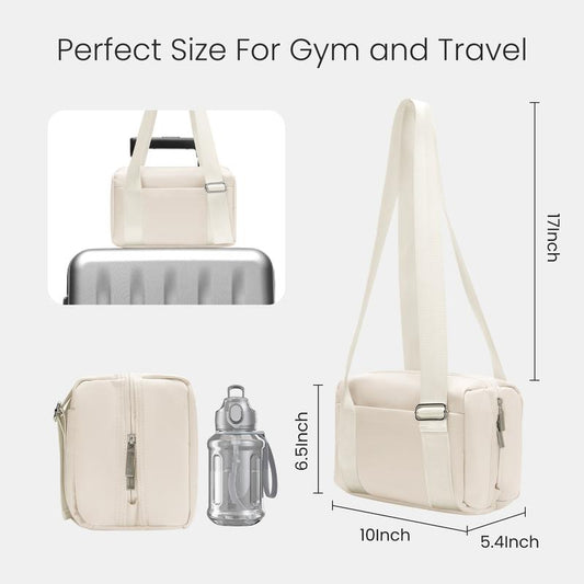 Mini Gym Bag for Women Girls Small Gym Tote Bag with Travel Duffle Bag Cute Workout Sport Bags Travel Duffle Lightweight Travel 5.7L 