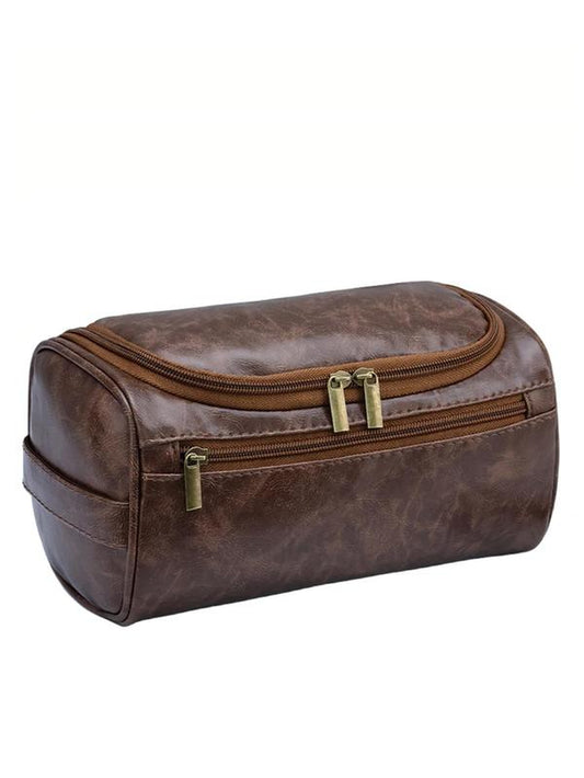 Men's Secure Fastening Toiletries Travel Toiletry Bag, Grooming and Personal Care 