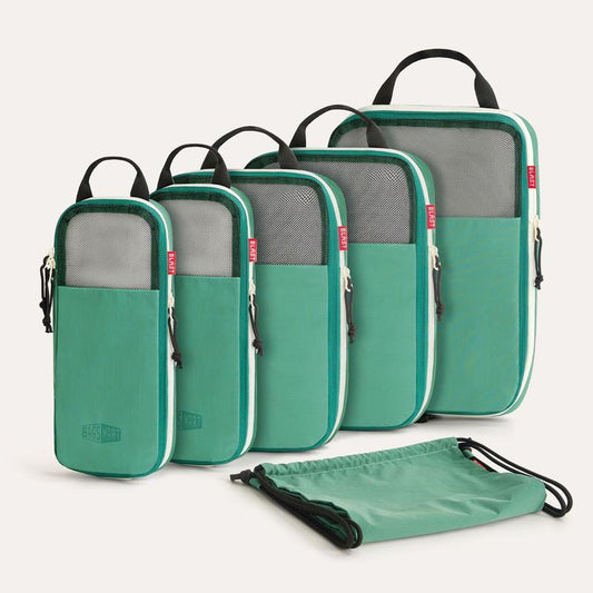 BAGSMART Blast 6PCS Compression Travel Packing Cubes, Organizer Set for Suitcases