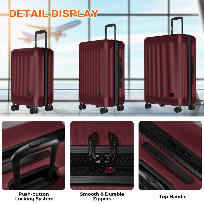 Verdi Luggage 28 Inch Expandable, Bottom Grip Design, Lightweight, Scratch Resistant, Pc(Polycarbonate) Hardside Suitcase