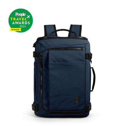 Carry On Travel Backpack, 15.6" Laptop, Waterproof, Quick Access, Fits 40Oz Water Bottle