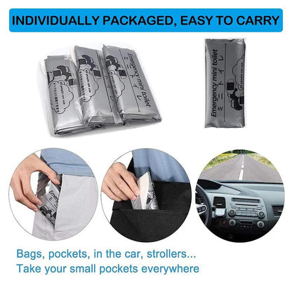 Disposable Emergency Urinal Bag, Portable Camping Pee Bag, Traffic Jam Emergency Urine Bag, Travel Emergency Mini Bag, Car Accessories, Travel Accessories, Essential Summer Essentials, Travel