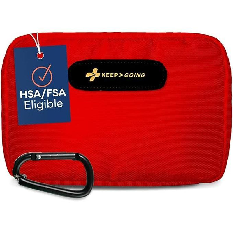 KEEP GOING Travel Gokit, First Aid Kit with Essential Supplies for Travel