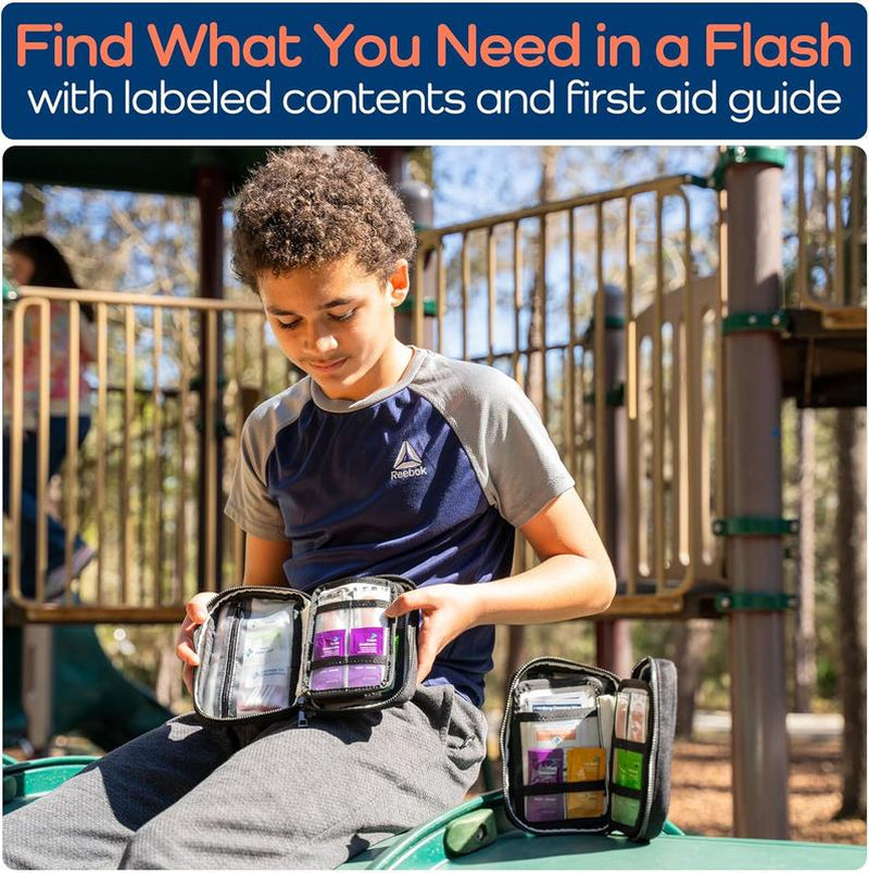 KEEP GOING Travel Gokit, First Aid Kit with Essential Supplies for Travel