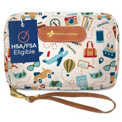 KEEP GOING Travel Gokit, First Aid Kit with Essential Supplies for Travel