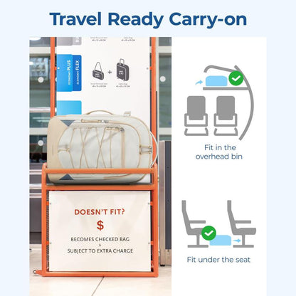 Travel Backpack, 17.3 Inch Carry On Backpack, Shoe Bag,Waterproof,Airline Certified