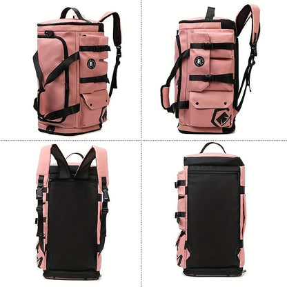 Large Capacity Soccer Travel Backpack Dry Wet Separation Sports Gym Bag, Separate Shoe Storage