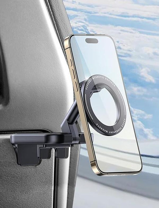 Travel Depot Magnetic Phone Holder Handsfree, Airport or Plane Magnetic Phone Mount for Travel, Home Office 